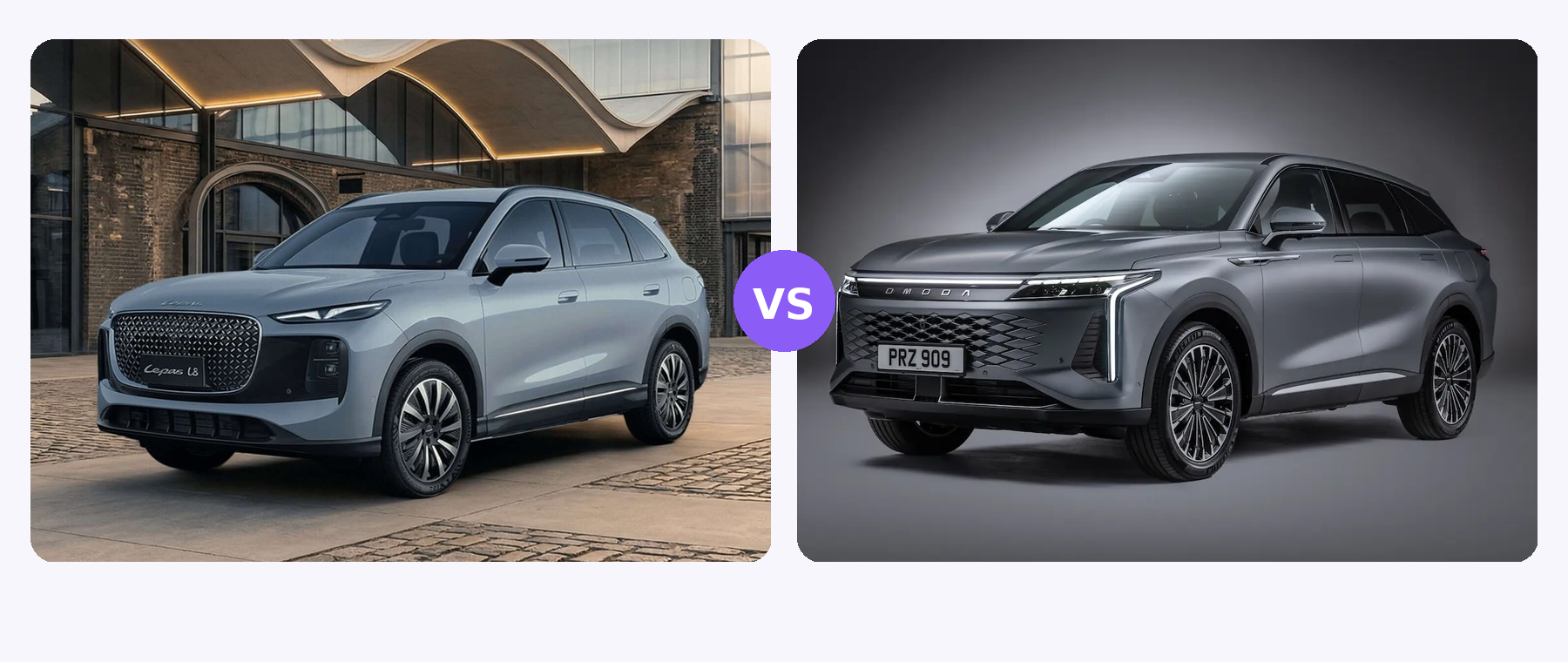 LEPAS L8 vs OMODA 9 SHS-P comparison