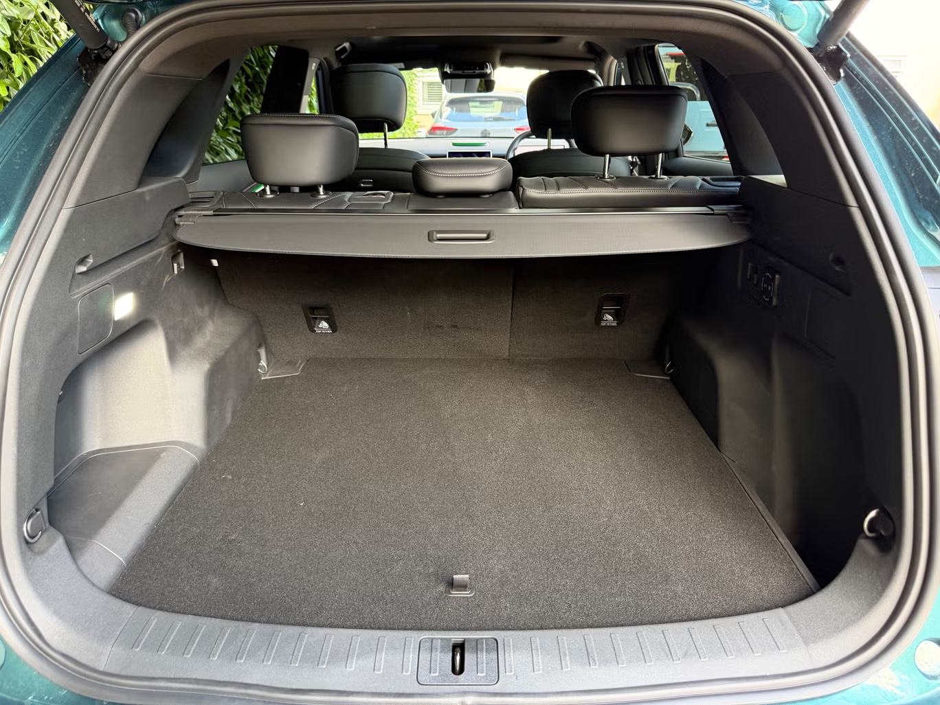 LEPAS L8 rear passenger compartment showing rear seating and panoramic roof